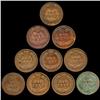 Image 2 : 1881 Indian Cent Lot of 10 Circulated (COI-7486)