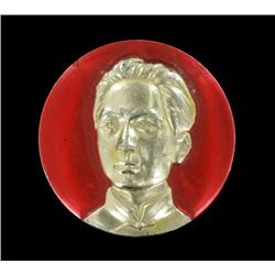 Vintage Scarce Original Metal MAO Botton (COI-7327)