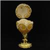 Image 2 : Ornate Gilded Decorated Goose Egg Jewelry Box (ACT-142)