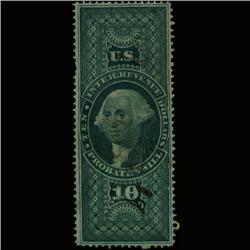 1860s US Revenue Stamp $10 Probate (STM-1433)