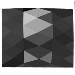 6.03 Rose Cut Cushion Black Diamond Hi Grade (GEM-17227)