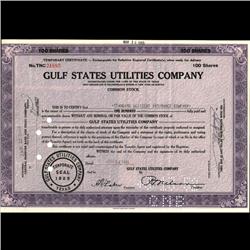 1940s Gulf States Utilities Stock Certificate (COI-3327)