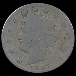 1887 Liberty Nickel Better Circulated (COI-7616)