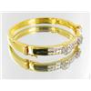 Image 3 : 110ctw Lab Diamond 22k Gold Vermeil Bracelet (JEW-2342)