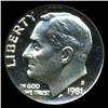 Image 1 : 1981S T1 Roosevelt Dime Graded PCGS PR69 DCAM (COI-4761)