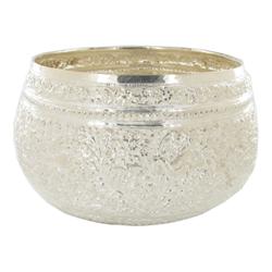 Handtooled Thai 100% Silver Bowl 475 Grams (CLB-665)
