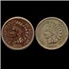 Image 1 : 1859 Indian Cent Pair Better Circulated (COI-7445)