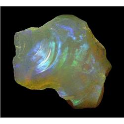 4.3ct RARE Ethiopian Crystal Opal Flashing Color (GEM-23825)