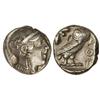 Image 1 : Tetradracma. 449-413 a.C. ATENAS. Anv.: Cabeza de Atenea con casco a derecha. Rev.: Lechuza en pie a