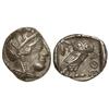 Image 1 : Tetradracma. 449-413 a.C. ATENAS. Anv.: Cabeza de Atenea con casco a derecha. Rev.: Lechuza en pie d