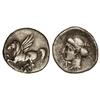 Image 1 : Dracma. 350-306 a.C. CORINTO. Anv.: Pegaso a izquierda. Rev.: Cabeza de Afrodita a izquierda. 2,60 g