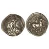 Image 1 : Tetradracma. 359-336 a.C. FILIPO II. MACEDONIA. Anv.: Cabeza laureada de Zeus a derecha. Rev.: Jinet
