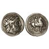 Image 1 : Tetradracma. 359-336 a.C. FELIPO II. MACEDONIA. Anv.: Cabeza laureada de Zeus a derecha. Rev.: Jinet