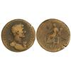 Image 1 : Sestercio. Acuñada el 118 d.C. ADRIANO. Anv.: IMP. CAESAR TRAIANVS HADRIANVS AVG. Busto laureado a d