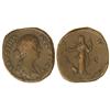 Image 1 : Sestercio. 175 d.C. FAUSTINA HIJA. Anv.: FAVSTINA AVGVSTA. Busto a derecha con diadema. Rev.: IVNO S
