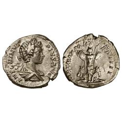 Denario. Acuñada el 201 d.C. CARACALLA. Anv.: ANTONINVS PIVS AVG. Busto laureado a derecha. Rev.: PA