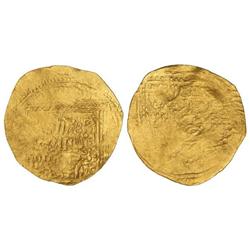 Dinar. 710-731H. ABU SAID UTHMAN II. CECA NO VISIBLE. AU. Lavoix-991. RC.