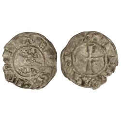 Diner. RAMON TRENCAVEL. VESCOMTAT DE BESIERS. Anv.: BITERIS CIV. en el campo dos estrellas con anill