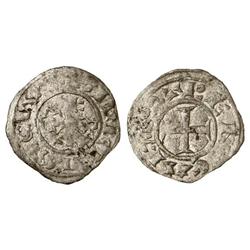 Òbol. RAMON TRENCAVEL. VESCOMTAT DE BESIERS. Anv.: BITERIS CIV, en el campo dos estrellas. Rev.: R´T