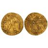 Image 1 : Doble Excelente. GRANADA. Anv.: ¶FERNANDVS¶ET¶hELISABET¶D¶G¶REX¶ET R. Rev.: ¶SVB¶VMBRA¶ALARVM¶TVARVM
