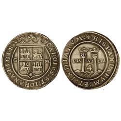 4 Reales. MÉXICO. Anv.: G-escudo-M. Preciosa pátina uniforme. EXTRAORDINARIO EJEMPLAR. RARA ASÍ. Cal