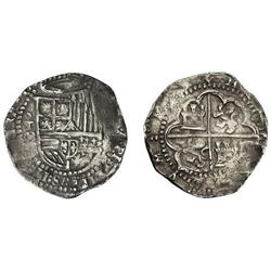 4 Reales. S/F. TOLEDO. M. Ensayador dentro  de círculo. Cal-414.. MBC+.