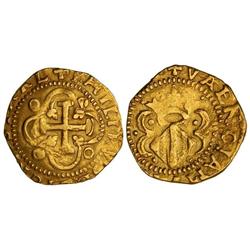 Cuádruple Corona. S/F. VALENCIA. Anv.: ¶PHILIPVS DEI GRACIA RL.TORNADA AL MARTÍ EL 11.06.2010. R