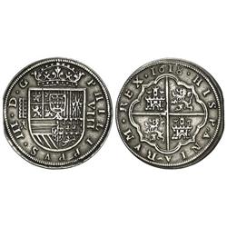 8 Reales. 1618. SEGOVIA. Ensayador: ¶. CCT-79. MBC.
