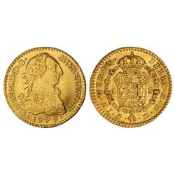 1 Escudo. 1779/6. MADRID. P.J. Cal-621 var. sobrefecha. MBC+.