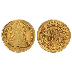 1 Escudo. 1780. POPAYÁN. S.F: Cal-679. MBC.
