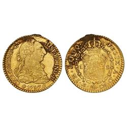 1 Escudo. 1787. SEVILLA. C.M. (Soldadura en canto). Cal-750. MBC+.