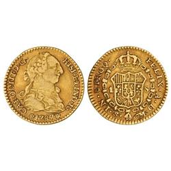 1 Escudo. 1787. SEVILLA. C.M. (Golpecito de punzón sobre el busto). Cal-750. MBC.