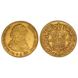 2 Escudos. 1788. MADRID. M/P.J. Cal-459 var. rectificación ensayador. MBC-/MBC.