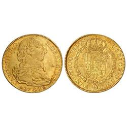 4 Escudos. 1787. MADRID. D.V. Parte de brillo original. Cal-313. MBC+/EBC.