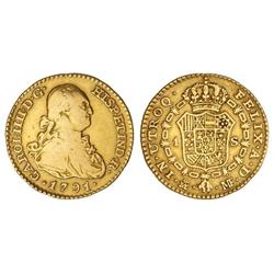 1 Escudo. 1791. MADRID. M.F. Cal-490. MBC-/MBC.