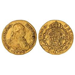 1 Escudo. 1792. MADRID. M.F. Cal-491. MBC.