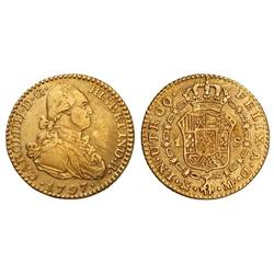 1 Escudo. 1797. MADRID. M.F. (Limpiada). Cal-496. MBC.