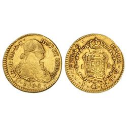 1 Escudo. 1800. POPAYÁN. J.F. Cal-531. MBC.