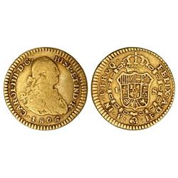 1 Escudo. 1806. POPAYÁN. J.F. Cal-540. MBC.