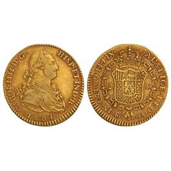 2 Escudos. 1801. MADRID. F.A. Cal-342. MBC+.