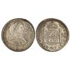 Image 1 : 2 Reales. 1810. SANTIAGO. F.J. (Rayitas en anverso). Cal-1016. (MBC).
