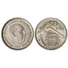 Image 1 : 50 Pesetas. 1957 (*69). Procedente de tira F.N.M.T. PRUEBA.