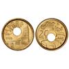 25 Pesetas. 1995. ERROR: Agujero central desplazado. JBM-91.2.4. EBC+.
