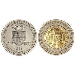 20 Diners. 1996. AR + AU. Coronación de Carlomagno. KM-122. SC.