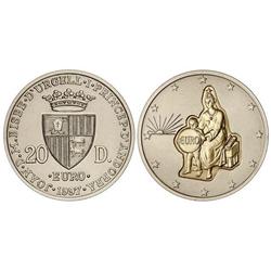 20 Diners. 1997. AR+AU. Tratado de Roma. Tirada : 5.000 piezas. KM-128. SC.