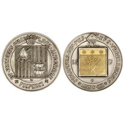 25 Diners. 1991. AR + AU. 20 Aniversario Coprincipado episcopal. En estuche original. Sin certificad