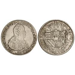 Francescone (10 Paoli). 1769. PEDRO LEOPOLDO. TOSCANA. AR. (Limpiada). Dav-1510; C-21b. MBC.