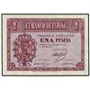 Image 1 : 1 Peseta. 12 Octubre 1937. Serie A. Ed-D26. SC. SPANISH BANK NOTES: ESTADO ESPAÑOL