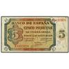 Image 1 : 5 Pesetas. 10 Agosto 1938. Serie K. Ed-D36a; LB-237a, mismo ejemplar. MBC+. SPANISH BANK NOTES