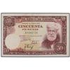 50 Pesetas. 31 Diciembre 1951. Rusiñol. Serie B. Ed-D63A. MBC+. SPANISH BANK NOTES: ESTADO ESP